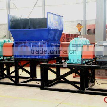 double shaft shredder for PET PP PVC HDPE ABS PC plastic
