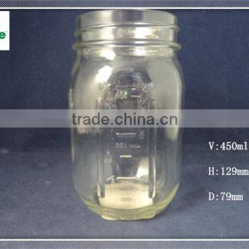 Measure Mason Glass Jar/storage Jar/drinking Cup photo-2