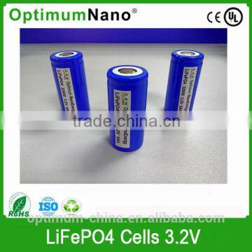 150wh/kg 32650 3.2v 5ah lifepo4 battery cell for solar ,auto power