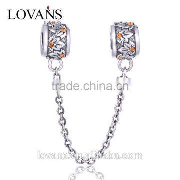 Lovans Jewelry 925 Silver Safty Chain Lockets Charm