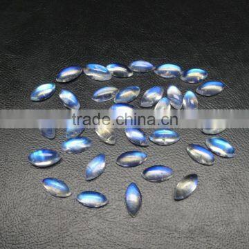 Aaa Very Nice Quality Gorgeous Rainbow Moonstone Smooth Marquise Shape photo-4