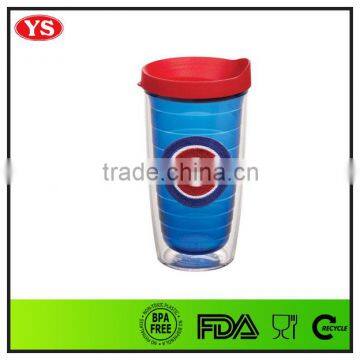 16oz double wall plastic wholesale souvenir cups