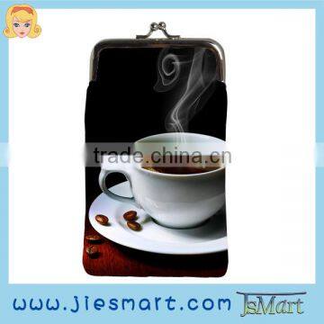 JSMART custom printing photo bag metal cellphone bag