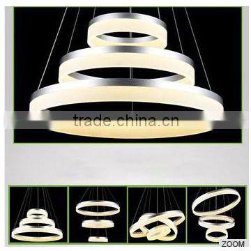 LED Pendant Lamp Electroplated Edge Pendant Light Acrylic Modern Light MD5079-3 photo-2
