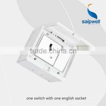 Outdoor Switcher And Socket With Transparent Cover Socket With CE(SP-SS)