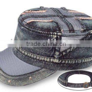 Fashion heavy washed army cap