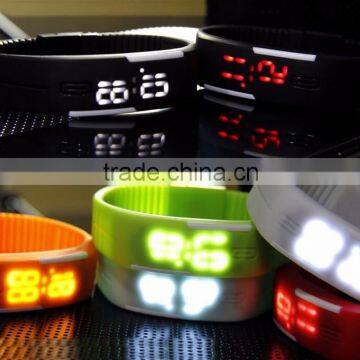 New Style Touch Mini Waterproof Silicon LED Electronic Wristwatches photo-6