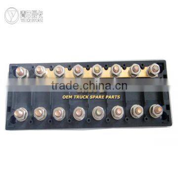 9-way fuse box for vehicle, transparent cover fuse box,fuse box with screw type fuse