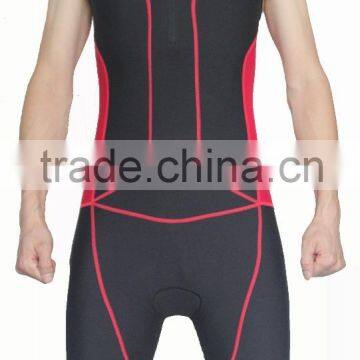 High Quality Chamoise Padded Triathlon Suit Long Distance Trisuit photo-2