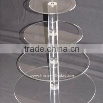 Tier Square Wedding Acrylic Cupcake Tower Stand Dessert Stand