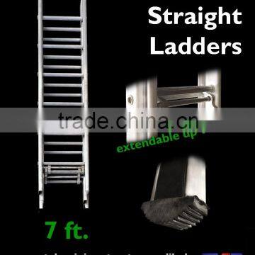 Aluminium 3 Section Straight Ladders 7 Ft.