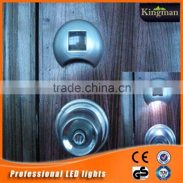 2015 new bright led solar power door light in the outdoor with cheap price