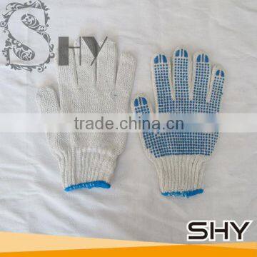 Cotton labour protection gloves