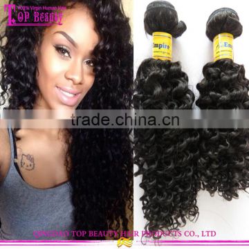 2016 New style unprocessed chep brazilian curly hair extension for black women