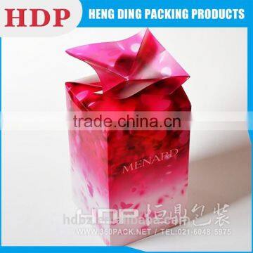 custom made foldable clear plastic display box
