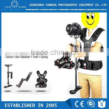 Professional LAING video flycam dslr camera stabilizer+dual arm+vest gyro steadycam for 8kg camera