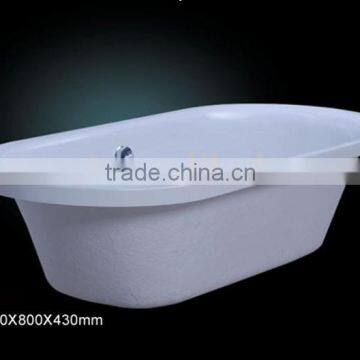 Free standing acrylic bathtub
