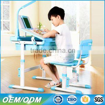 Height Adjustable Kids Ergonomic Reading Chair And Desk