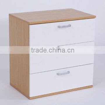 2016 Less expensive durability 3 drawer shallow chest of drawers ASX001