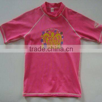 lycra swimming rash guard