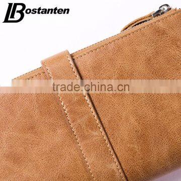 Vintage Classy Men Leather Hand Bag Pocket Purse Designer Brand photo-5