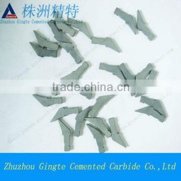 YG11C tungsten carbide tips for stone cutting