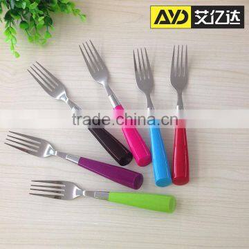 Colorful! Stainless Steel Cutlery With Plastic Handle