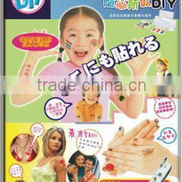 Meiqing Temporary Inkjet Tattoo Paper/tattoo decal paper/DIY/A4/Made in China