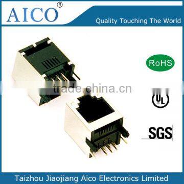 china manufacturer free sample wholesale shielded rj45 6 pin connector pcb