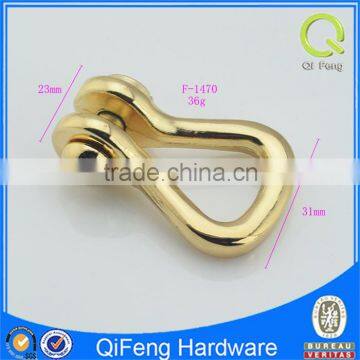 Fashion Metal Bag Lock /lady Bag Turn Lock/alloy Turn LockF-578 photo-3