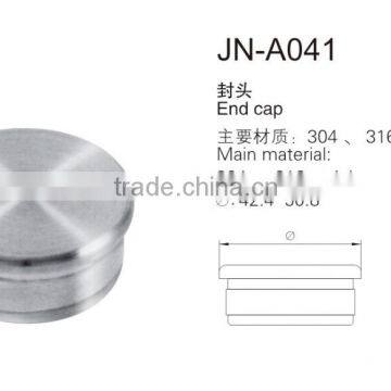 stainless steel handrail cap/end covers/handrail end cover ss