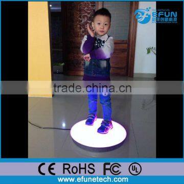 trending 2017 remote control touch sensitive led interactive round dance floor for kids intelligence