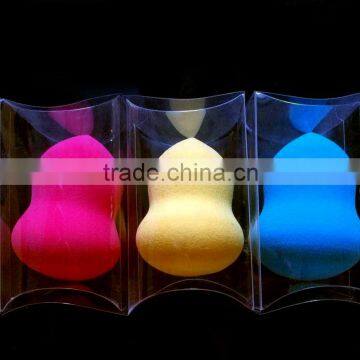 Makeup Beauty Tool Latex Free Sponge with PVC box Custom Logo Sponge Blender