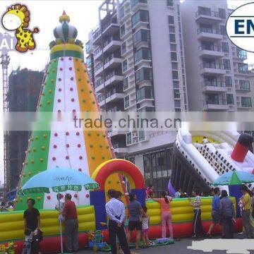 Commercial Grade Inflatable Rock Climbing Wall For Sale