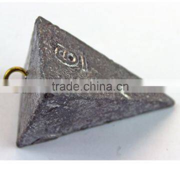Hot sale pyramid fishing egg lead sinker fishing tackle Samples Split Shot Sinker
