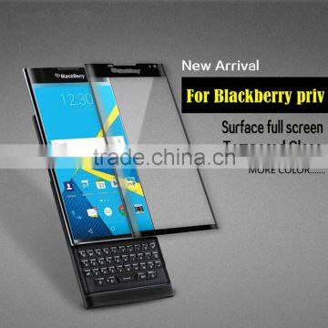 0.2mm Genuine 9H 3D Full Curved Screen Protector Explosion-proof Tempered Glass for Blackberry Priv Venice THERMAL BENCH 3D