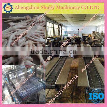 Industry automatic Chicken paw cutting machine with working table 0086-15838059105