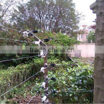 Residential security electric fence energizer electric fence system