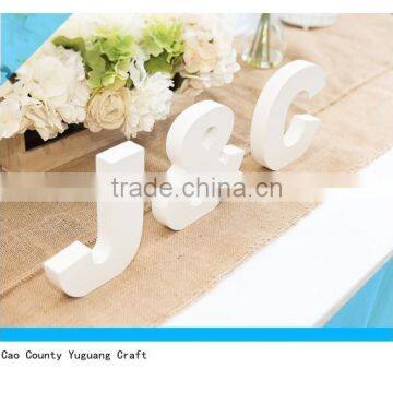 White Decorative Wooden Letters Wholesale for Wedding Decor