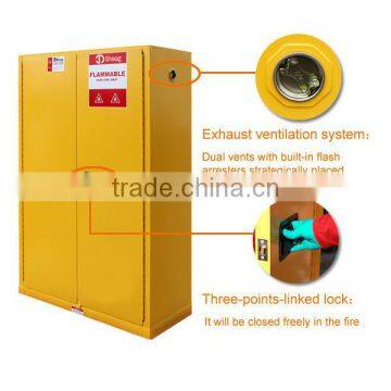 30gal Laboratory Use Fireproof Flammable Chemical Storage Cabinet , Chemical Safety Cabinet photo-4