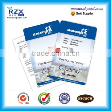 Customized Printable Rewritable Rfid Visual Card