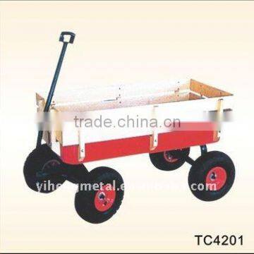 Top Quality Outdoor Wooden Wagon for Pets and Baby L1000/W480/H850mm TC4201