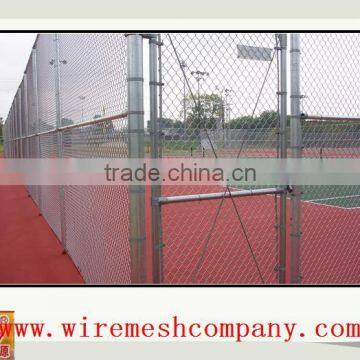 Galvanized Chain linked fence for exporting / Electro galvanized chain link fence / pvc coated chain link wire mesh