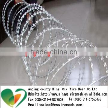 razor barbed wire fence/razor wire for sale/razor wire prison fence