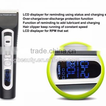 Wholesale barber supplies ror human hair clipper hair trimmer machine with LED