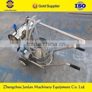 Stainless steel single cow portable milking machine