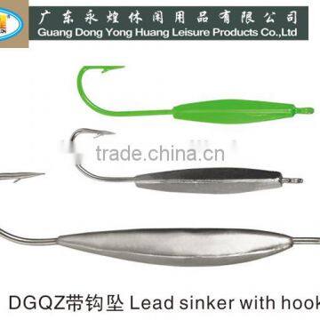 lead jig head Fishing Hook sinker yonghuang die casting fishing weight fishing lead sinkers fishing tackle fishing lure jig