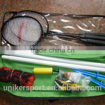 Best Seller 4 Players badminton rackets Set Badminton Racquet Set Outdoor Game Set ( Steel Badminton ,Steel pipe ,Net ect )