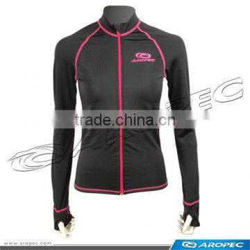 Outlander Lady Lycra Long Sleeve Zipper Rash Guard