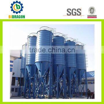 small hopper bottom bulk grain silo for sale